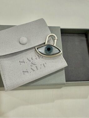 SAGE & SALT EVIL EYE BAG CHARM